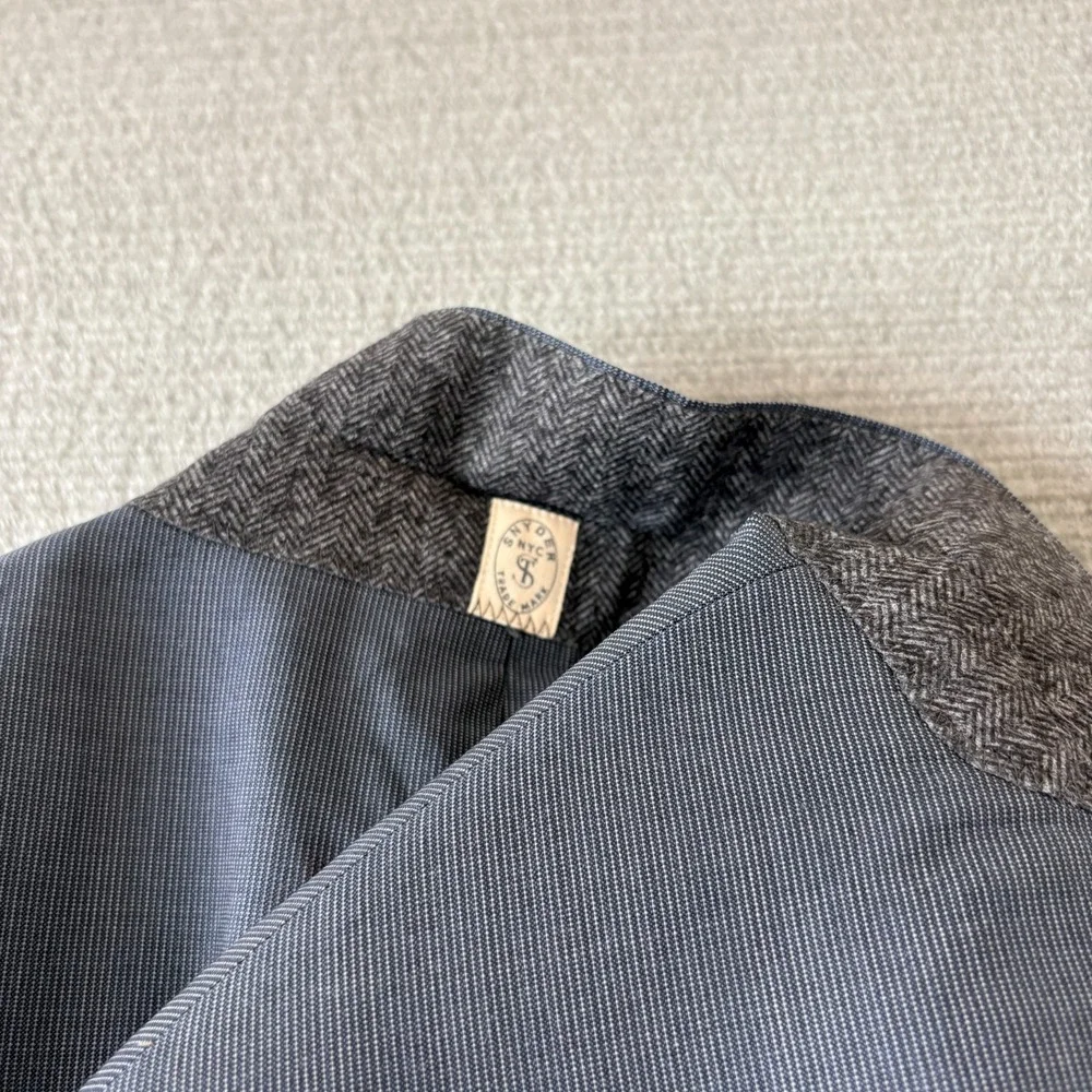 Todd Snyder Blazer Mens 40R  Wool Mayfair Fit Twill Blue Sport Coat Jacket